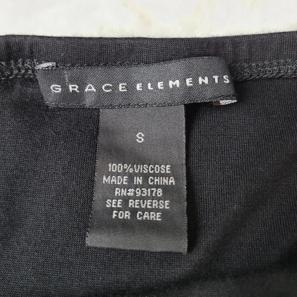 GRACE ELEMENTS | RUFFLE BLACK SKIRT - Picture 4 of 8